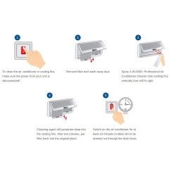 3-IN-ONE Air-Conditioner Cleaner , 331ml , 12can/ctn , WD40