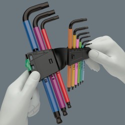 Hex-Plus Holding Function Metric L-Key Set of 9 (1.5-10mm)