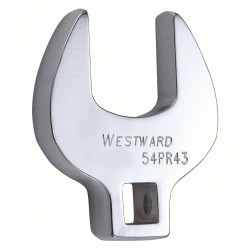 M047, Crowfoot Socket Wrench: Alloy Steel, Chrome, 3/8 in Drive Size, 15/16 in Head Size ,5pcs/box