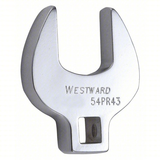 M047, Crowfoot Socket Wrench: Alloy Steel, Chrome, 3/8 in Drive Size, 15/16 in Head Size ,5pcs/box
