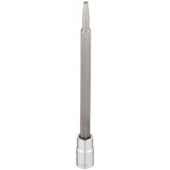 P156 ,SOCKET BIT,  1/4 in Drive Size, Hex Tip, 2.5 mm Tip Size, 4 3/4 in Overall Lg, Fixed Insert , 5pcs/pkt