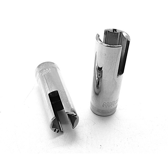 O026 ,SOCKET SQUARE 1/4 IN DRIVE X 1/2" (LONG) CHROME VANADIUM 