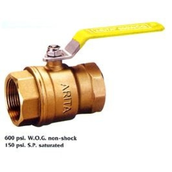 15mm Arita brass ball valve (pressure: 600) 