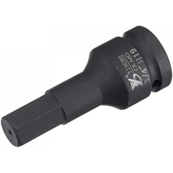 Action ,3/4" DR X 3/4" Hex Key Impact Socket, Total LengthÂ 4" 