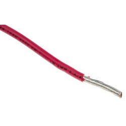 Red,Cables, Wires ,Single Conductor Cables (Hook-Up Wire)  12 AWG, 3.3 mm², 100 ft, 30.5 m