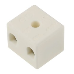 Ceramic Terminals, 450 V, 5pcs/pkt2 Way Non-Fused , 12 AWG(2.05mm), 32A, 4mm², Screw Down