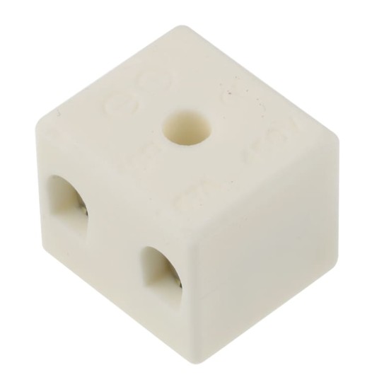 Ceramic Terminals, 450 V, 5pcs/pkt2 Way Non-Fused , 12 AWG(2.05mm), 32A, 4mm², Screw Down