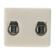 Ceramic Terminals, 2 Way Non-Fused , 8 AWG(3.26mm), 57A, 10mm², Screw Down , 450 V, 5pcs/pkt