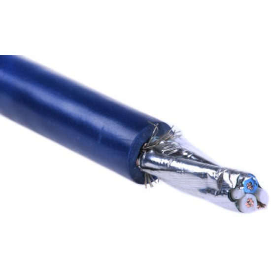 ALPHA WIRE 600V POWER CABLES ,BLUE PVC, 30MTR/ROLL