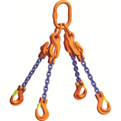 pewag Clevis set , 3ft 1". Adjustable, Oblong, Sling Hook Chain Sling,