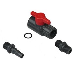 ¼" Male Thread , 1/4" SCH80 Tail Piece  , Ball Valve 