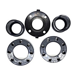 3"(88.9mm) Flanges (2pcs)& Cut-In Kit , EPDM+PTFE Gasket , without Screw 