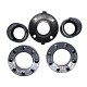 3"(88.9mm) Flanges (2pcs)& Cut-In Kit , EPDM+PTFE Gasket , without Screw 