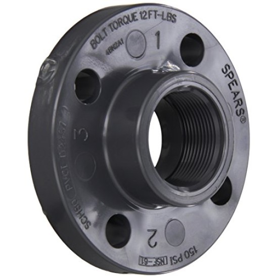 ANSI 150 Type , 2" PVC Flange With Female Thread ,BRAY