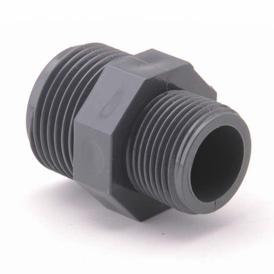 1/2" X 3/4" Reducer Nipple , SCH80 , Male Thread