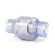 THREAD SPEARS S1520C10F, PVC CLEAR UTILITY SWING CHECK VALVE (EPDM) (FIPT), 1" 