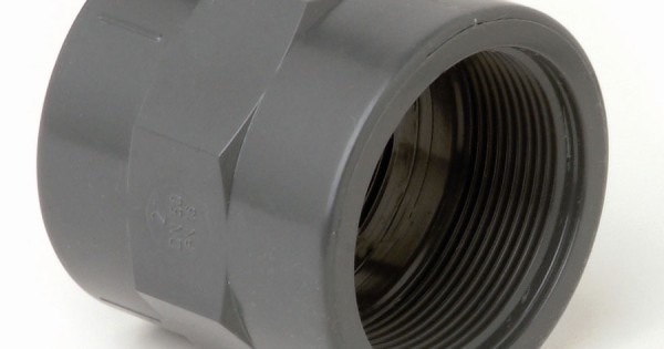 PVC FEMALE SOCKET THREADED, 2' SOC X FEMALE THREAD, SPEARS