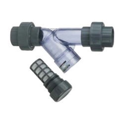 CIRCULATION Y-STRAINER VALVE CNTRL ,UNION 1 1/2" , THREADED, 312mm Total Length