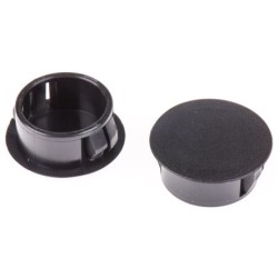 hole 15.9MM, Black Unthreaded Blanking Plug , 25pcs/box