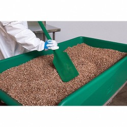 Paddle Scraper without Holes, 40" Length , Green, Material Polypropylene 