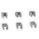 N43 FUSE CLIPS , 6pcs/pkt