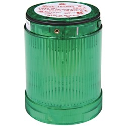 855E-GREEN Control Tower Stack Light, 24V AC/DC Full Voltage, Green Steady Incandescent