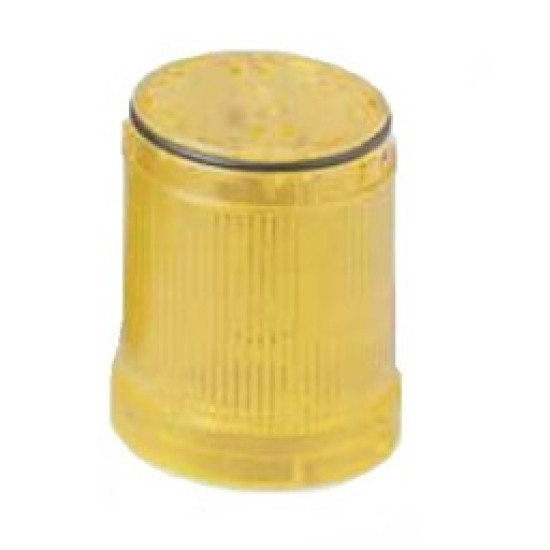 855E-YELLOW Control Tower Stack Light, 24V AC/DC Full Voltage, Yellow Steady Incandescent