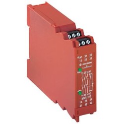 440R-B23211, Single Function Safety Relays, 1 N.C., 3 N.O.,  , 24V DC , Fixed,Configured Automatic/Manual or  Manual Monitored Reset 