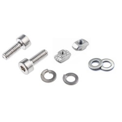 50mm,Flipper Stopper , Aluminium with White Teflon,2pcs ETAPNJERN68 ,2pcsM6 X 20 SUS Cap,Washer,Spring Washer,