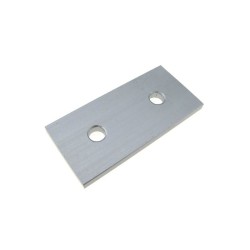 L70mm X W40mm X 6.42 Thickness ,  Aluminum Plate with 2 hole center to center 20mm X 57mm