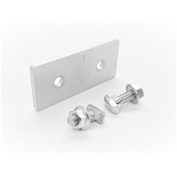 88mm X 40mm X 4.8mm ,ID8.46mm X2 hole, Aluminium Plate with 2 set Profile screw ETAPBPS45HHS825N 