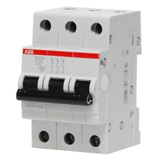 ABB SH203L-C20, 20A, 3P, 4.5KA, MCB