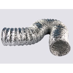 6" ID Double Layer , Aluminium Foil Duct Flexible Hose  , 10mtr