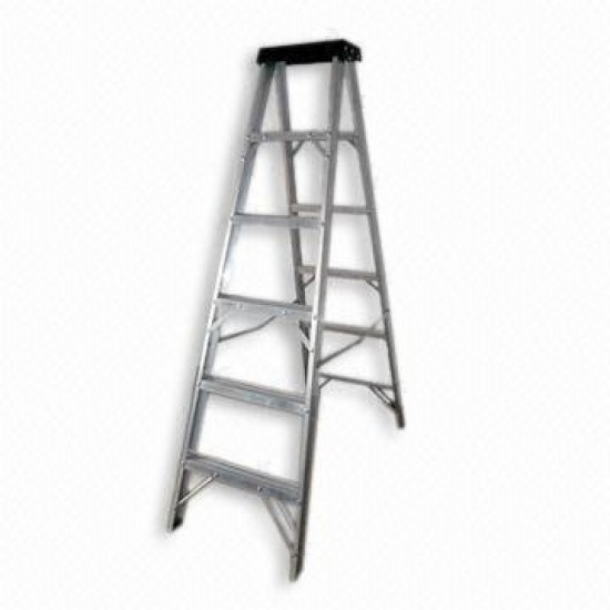DOUBLE SIDED LADDER 4 STEP , 3.3ft Total Height , 3.13ft A-Shaped Height