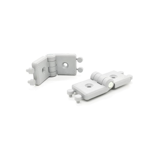 W 40mm X 45mm X 45mm X Length 90mm Plastic Hinges, Aluminium Profile 