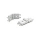 W 40mm X 45mm X 45mm X Length 90mm Plastic Hinges, Aluminium Profile 