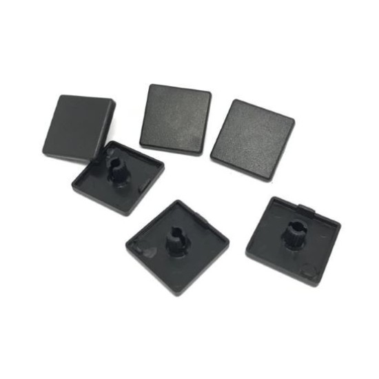 30mm X 30mm, Aluminium Profile Black Colour End Cap Cover