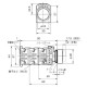 Fuji, 22mm Push Button Switch ,Red 1NC 
