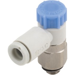 1/4'' TUBING IN , M5 MALE THREAD , JAPAN , 10pcs/pkt SPEED CONTROLLER 1/4'' TUBING IN , M5 MALE THREAD , JAPAN , 10pcs/pkt SPEED CONTROLLER