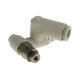 Male thread 1/8" BSPT, tubing 6mm OD X female thread 5mm , Japan Air Fitting