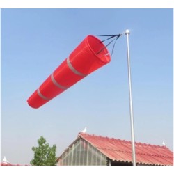 1500mm ,Windsock Outdoor ,Orange with reflective stripes
