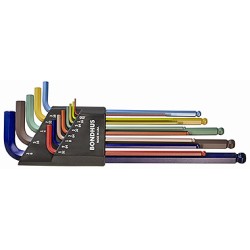 ETBLX13LCG 13 piece Colour 0.050" to 3/8" Ballpoint Hex Key L Wrench 