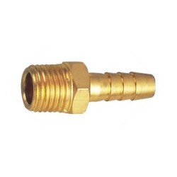 MALE 1/2"NPT, BRASS HOSE CONNECTOR 5/8"