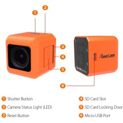 RunCam 5 4K FPV Camera 1080P HD Micro Action Camera EIS Supported 145 Degree