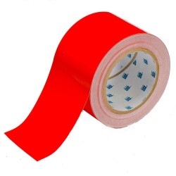 2" Red USA Floor Marking Tape ,100ft