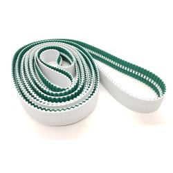 25039 Belt ,Toothed Belt , 2840 , White/Green