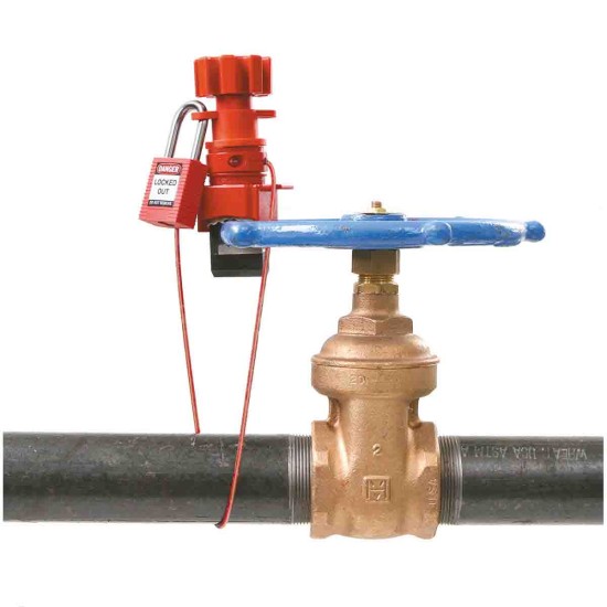 Large Universal Valve Lockout ,1 3/4" Width Handle