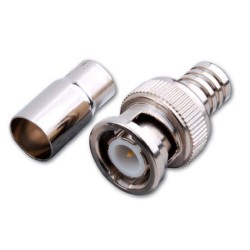 MALE CONNECTOR, FOR RG6