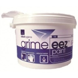 28cm x 28cm Cloth., Grime Eez Paint ,Heavy duty paint shop hand cleaning wipes. ,SBB150W 150 Wipes