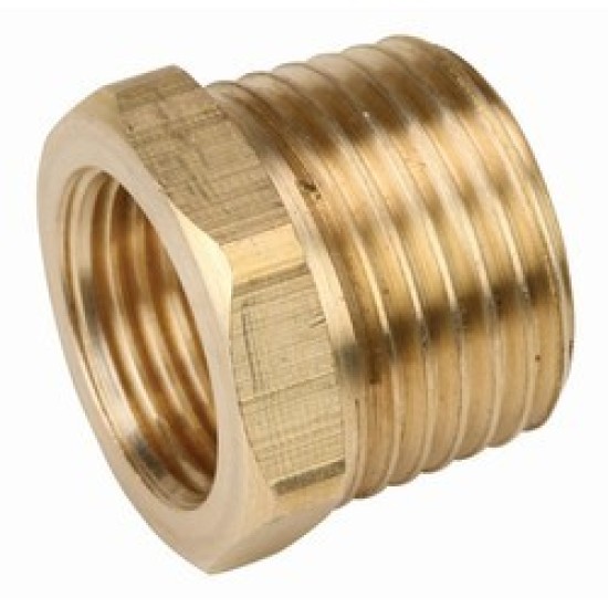 3/8" X 1/4" Thread Bush , Brass